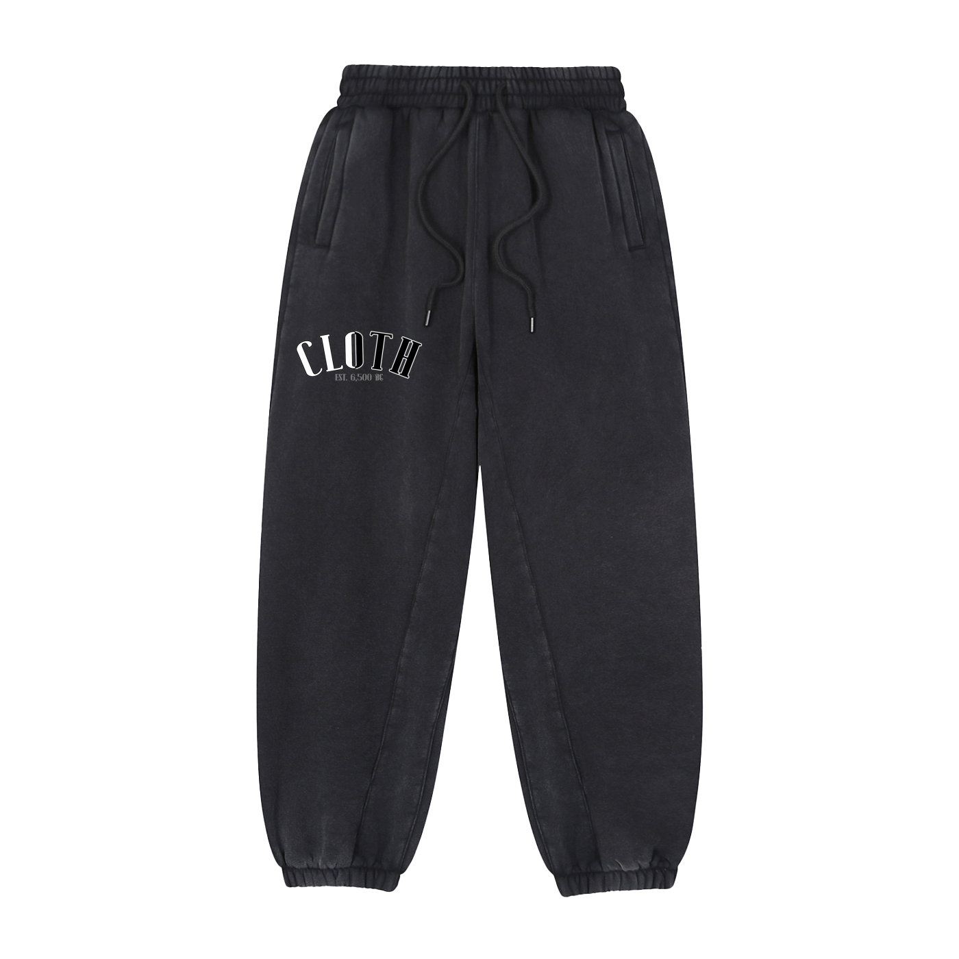 Cloth half and half sweatpants