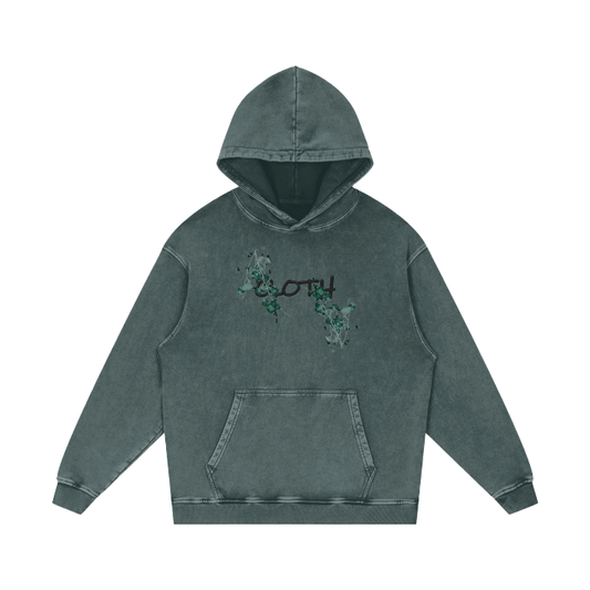 Cloth inverted blossoms Hoodie