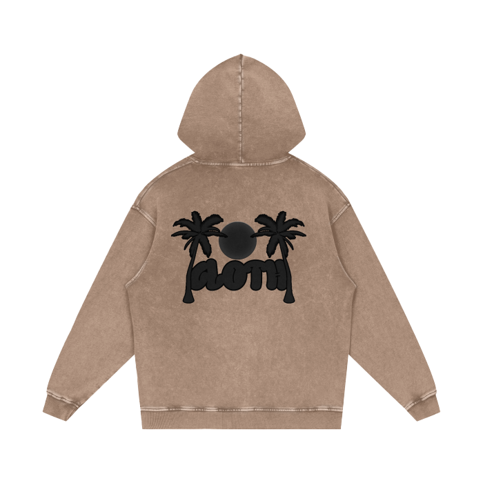 Cloth sand palm trees Hoodie